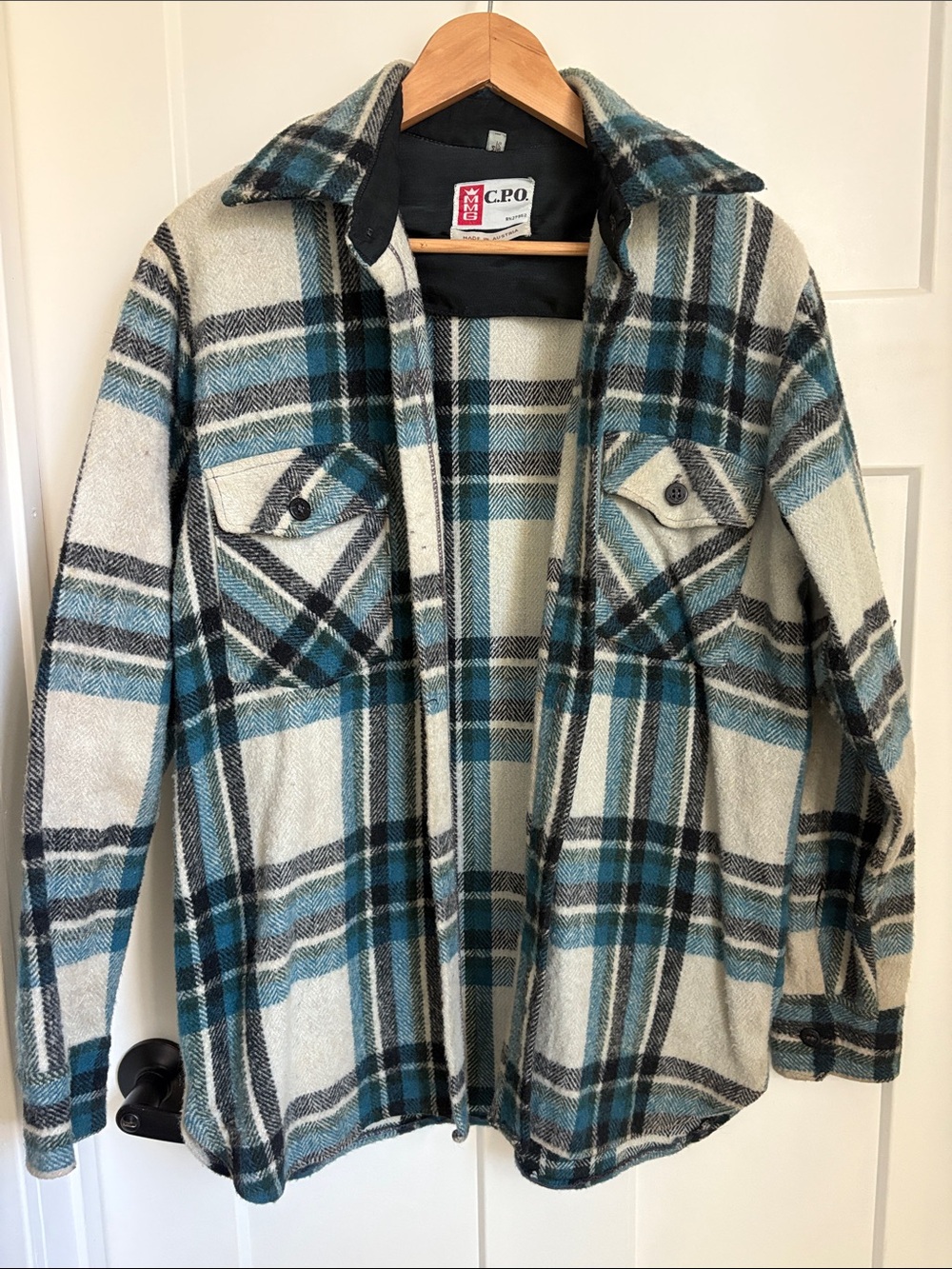 Vintage Briarcliff C.P.O. Plaid Wool Shirt Jacket